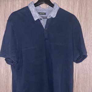 Massimo Duty - Navy Polo - XL